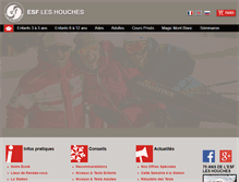 Tablet Screenshot of esf-leshouches.com